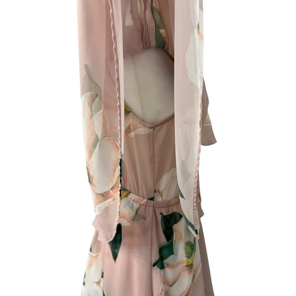 Show Me Your MuMu Blush Floral Off-Shoulder Romper - Picture 3 of 14